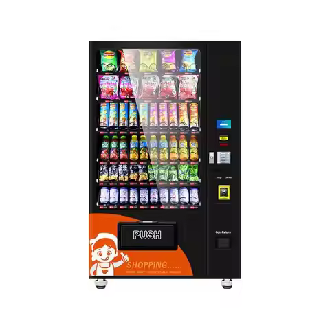Vending Machine For Snacks And Drinks Energy Fully Automatic Commercial Manufacturers