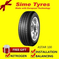 Sime Astar 100 tyre tayar tire (with installation) CLEAR STOCK 195/65R15(YEAR 2013) 205/60R15 (YEAR 0412)