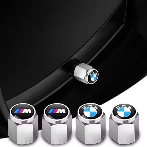 5pcs Car Wheel Tire Valve Caps Tyre Rim Stem Covers Airdust For BMW M E46 E90 E60 F30 E39 F10 F20 E8