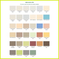 ☌ ♆ ❡ BOYSEN PERMACOAT LATEX PAINT COLOR SERIES WINTER MORNING (B-7502)