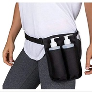 Spa equipment bag, spa massage oil bottle bag, two pockets, massage waist bag