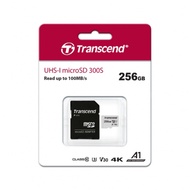 創見 Transcend 300S microSDXC 256GB U3 V30 A1 記憶卡 附轉卡（TS300S-256G）