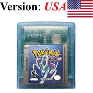 Bandai | 7 styles Pokémon 16-Bit GBC Game Cartridge Red Blue Green Gold Silver Crystal Yellow Versio