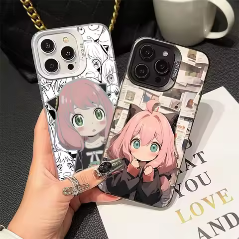 Anime SPY X FAMILY Anya Phone Case For IPhone 11 Pro Max 16 15 14 X XS MAX XR 8 7 6 Plus 12 13 Mini 