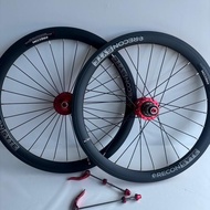 WHEELSET WHEEL SET VELG JANGKRIK SYTE DISCBRAKE ALLOY ALOY BERING BEARING SEPEDA LIPAT BAN 20 X 1 3/