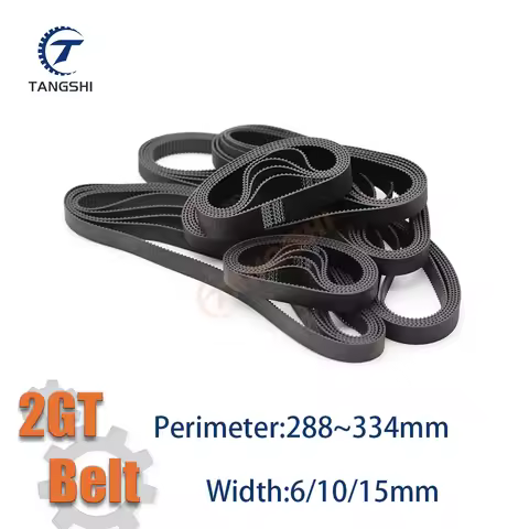 2GT 2MGT Closed Loop Timing Synchronous Belt Perimeter 288 290 292 294 296 298 300 302 304 306 308~3