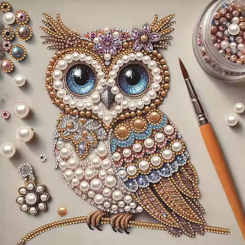 Bird Special Shaped 5D DIY Partial Drill Diamond Art Kit for Adults Beginners Home Decor Diamond Dot