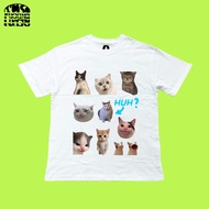 Funny Meme Cat Huh? t-shirt Trendy Cute Kawaii T Shirt Men Women Summer Fashion Vintage Tee Shirt Ca