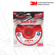 สก๊อต-ไบรต์™ คลีนแอนด์สตริป ลูกขัดลอกสี/สนิม รุ่นเอ็กซ์ที โปร ขนาด 6" X 4" สีแดง SCOTCH-BRITE™ CNS X