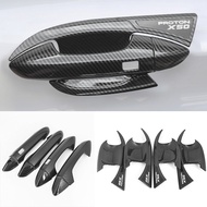 PROTON X50 carbon fiber pattern car door handle bowl cover,X50 exterior car accessories
