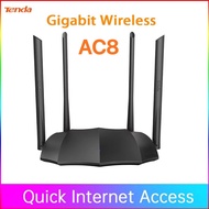 Tenda AC8 /AC7 AC1200 เราเตอร์ 6dBi 4 เสาอากาศ Wifi Repeater 2.4Ghz 5GHz Dual Band รองรับ Windows10 