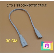 30cm 2pin T5 T8 Double End LED Tube Connector Cable
