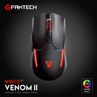 เมาส์ไร้สาย FANTECH WGC2 Plus VENOM II Wireless 2.4Ghz Pro เมาส์ Gaming Mouse เมาส์เกมมิ่ง เมาส์เล่น