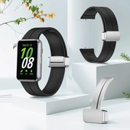 เปลี่ยนสายรัดนาฬิกานาฬิกาซิลิโคนสายนาฬิกาข้อมือใส่สบายสำหรับ Samsung Fit3สายรัดแบบปรับได้กันน้ำระบายอากาศได้ดีกันเหงื่อเพื่อความกระชับที่ชื่นชอบ