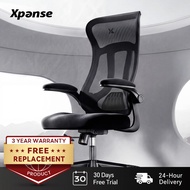Xpanse W208 Ergonomic Office Chair Spinal Backrest Gaming Chair Kerusi Pejabat Space-saving Study Ch
