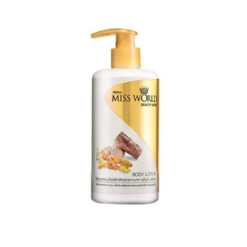 มิสทีน มิสเวิลด์ บิวตี้ เฮิร์บ 400 มล. Mistine Miss World Beauty Herb Body Lotion 400 ml. s.7