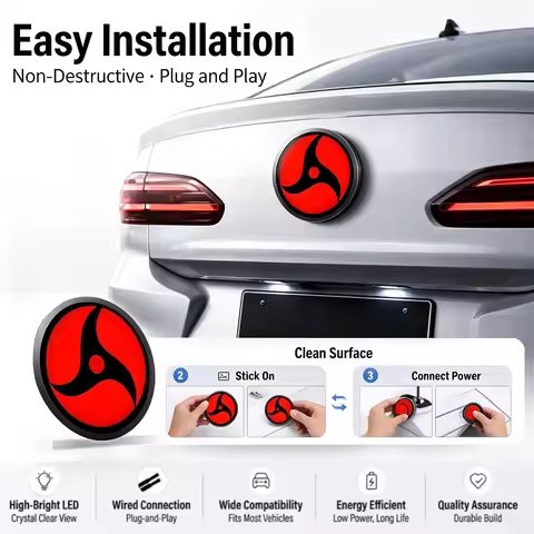 2026 new Dynamic LED Car Logo Ultra-thin HD Animated Rear Emblem for 225L M235L 225i M240i i3 425i 4