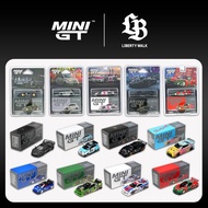 MINIGT LBWK 1:64 Lamborghini LB Silhouette MURCIELAGO Countach Abarth 595 ER34 S15 AZ1 RX7 Model Ker