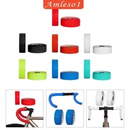 [Amleso1] Road Bike Handlebar Tapes Handle Wraps with Bar End Plug Accessories