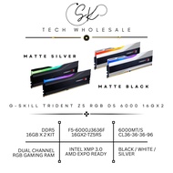 [SK TECH] G-SKILL TRIDENT Z5 DDR5 RGB PC GAMING RAM (16GB X 2) 6000MT/s CL36-36-36-96 LTD LIFETIME W