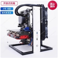 Water-cooling Aluminum Test Bench for ITX MATX ATX Computer Open Frame Air Case HTPC PC Games GPU DI