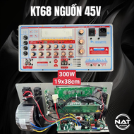 Mạch loa kéo công suất lớn KT68 Nguồn 45V đèn led nước 2024