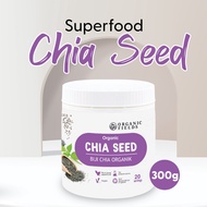 ORGANIC FIELDS Organic Chia Seed 300gm | Superfood | Omega-3 | Fibre | Highest Purity