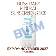 Bliss Baby Mineral Stick, SPF 50, Sunscreen 17grams