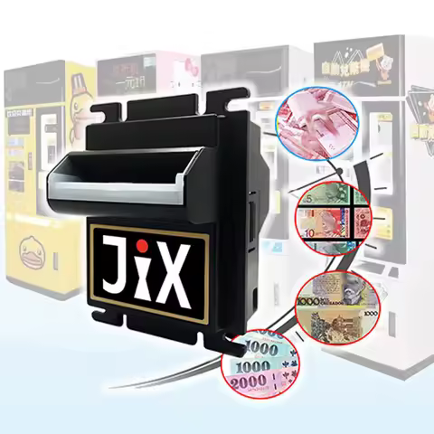 JIX Bill Acceptor Banknote Validator Wallet DC12V Pulse Signal For Claw Arcade Game Coin Vending Mac