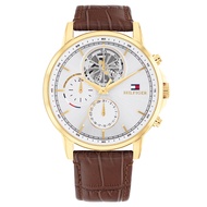 Tommy Hilfiger Stewart Brown Leather Strap Analog Watch TH1710631