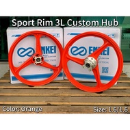 (ENKEI) Sportrim sport rim (enkei) 3 batang custom yamaha y15 y15zr y16 y16zr y125 y125zr 1.6 1.6 3 