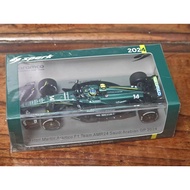 [Ready Stock] SPARK Racing Car Model 1/43 Aston Martin 2024 Saudi Martin AMR24 14 #Alonzor