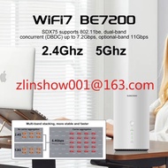 

 SDX75 5G CPE NR SA NSA BE7200 Carrier Aggregation LTE CAT20 Whole House WiFi 7 Mesh Gateway NFC 5