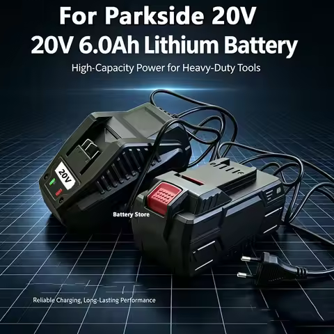 For Parkside 20V electric tool battery series PAP B1 B3 hand drill battery A3/PAP 208 A1 4.0Ah 6.0Ah