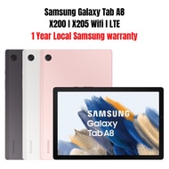Samsung Tab A8 X200 l X205 WIFI l LTE Tablet (1 Year Local Samsung warranty)