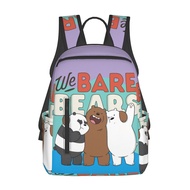 We Bare Bears Lightweight Backpack Large Capacity Children's Schoolbag Leisure Backpack