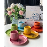 Le creuset DORAEMON cup and saucer set