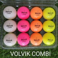 ลูกกอล์ฟมือสอง เกรด  "A" Volvik Combi Color  สภาพ 90%