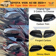 Toyota Vios 2023 2024 NGC102/AC100 GR Side Mirror Cover Carbon Trim/Forged Carbon Car Accessories