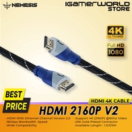 NYK Cable HDMI To HDMI 2160P V2 4K Gold