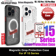 Skinarma Orion Protection with Magnetic Charging Case for iPhone 15 Pro Max 6.7 iPhone 15 Pro 6.1 (C