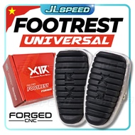 X1R Universal Cnc Forged Front Footrest Rubber Set Getah Foot Rest Pemijak Kaki Depan Vietnam EX5 WA