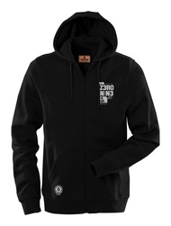 Zero.SCN Hoodie Double Zipper boxy Hitam Zee NINE 003