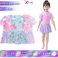 CODE G94Q ET 33D Girls Swimsuit Dress Girls Skirt Swimsuit