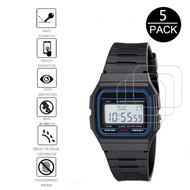 5Pcs Anti-shock Smartwatch LCD Guard Film For Casio Men's Classic F91W-1 W-217 F-105W Nano Explosion