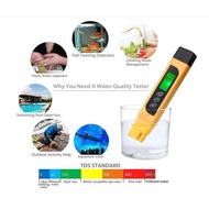 3 in 1 PH Tester Device Test Pen with Backlight function TDS pen Water Quality Check Analyzer Water 