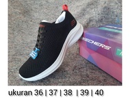 sepatu slop skechers women black sepatu skechers perempuan hitam zinergy lyona
