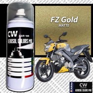 FZ150 Cover Engine Gold Matte Yamaha FZ Gold Mate Pasir Halus Enjin CW Aerosol Spray Bottle 370ml Ca