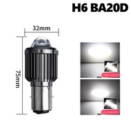 LAMPU LED LASER BA20D H6 LED LASER D2 H6 BA20D LAMPU LED MOTOR VESPA BA20D AC/DC 8-90 VOLT DUAL COLO