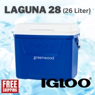 IGLOO Laguna 28 Quart Cooler Box ( Original, 26 Liter Volume, extended ice retention )